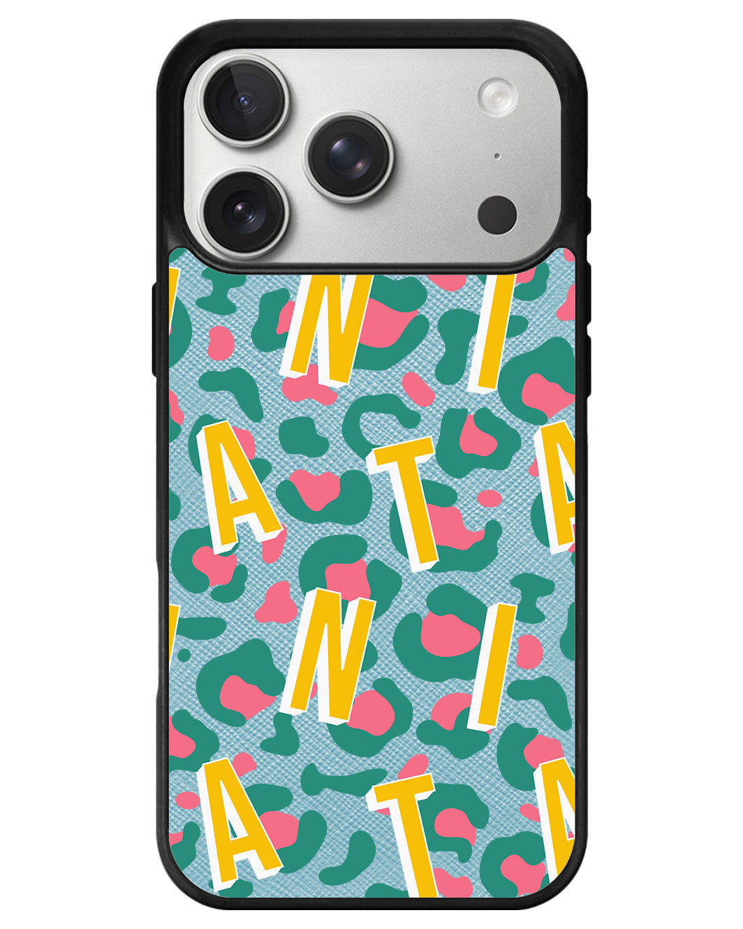 iPhone Leather Grip - Leopard Monogram 4.0