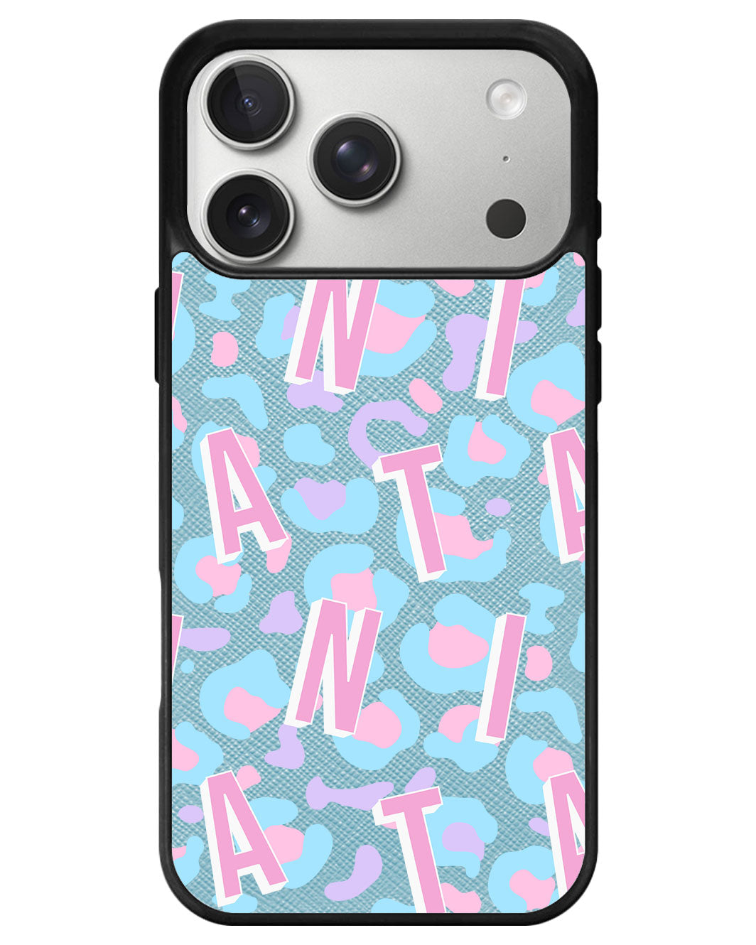 iPhone Leather Grip - Leopard Monogram 6.0