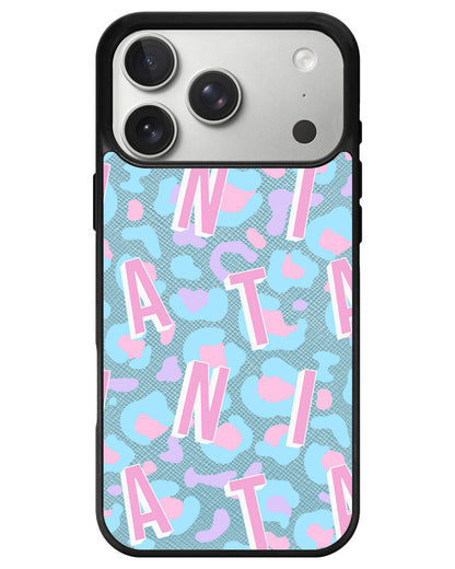 iPhone Leather Grip - Leopard Monogram 6.0