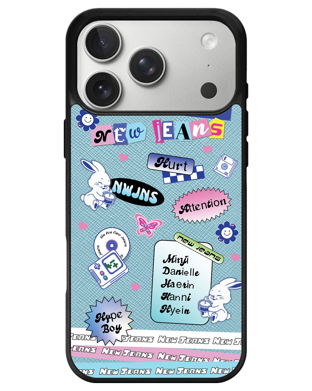 iPhone Leather Grip - New Jeans Sticker