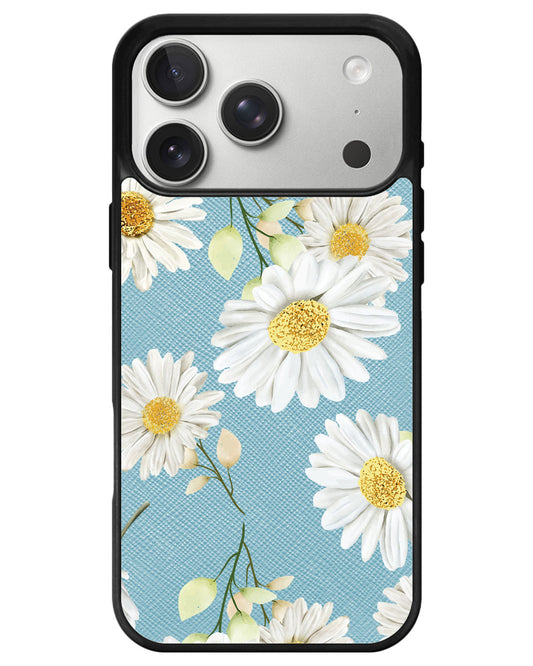 iPhone Leather Grip - October Chrysanthemum
