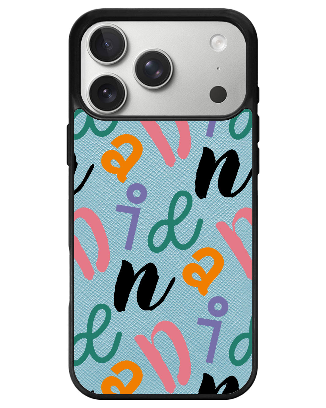 iPhone Leather Grip - Playful Monogram 3.0
