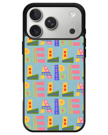 iPhone Leather Grip - Playful Monogram 5.0