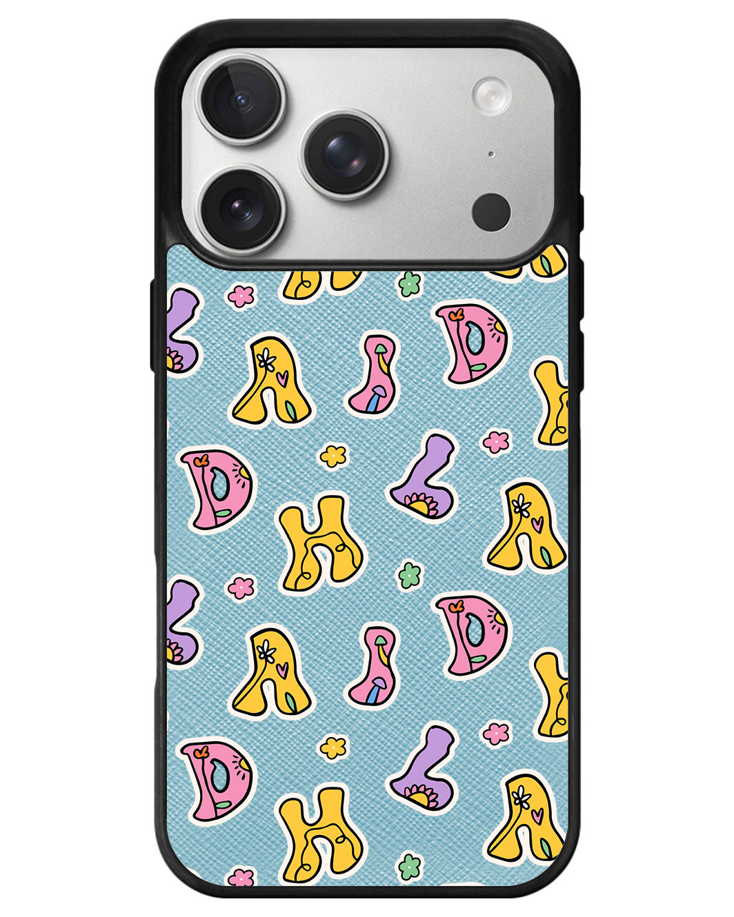 iPhone Leather Grip - Playful Monogram 7.0