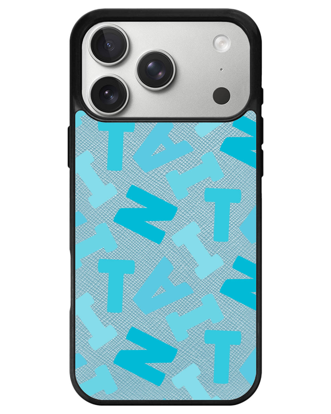 iPhone Leather Grip - Scattered Monogram 5.0