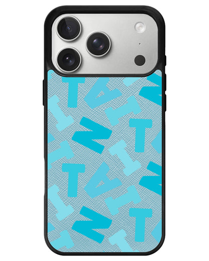 iPhone Leather Grip - Scattered Monogram 5.0