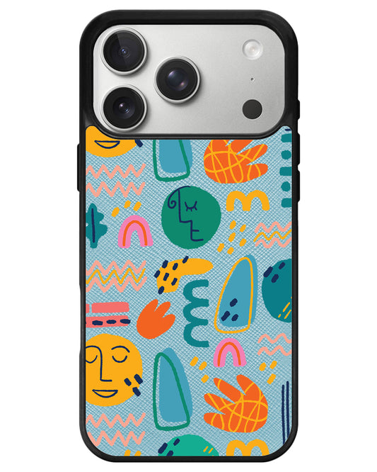 iPhone Leather Grip - Silent Art