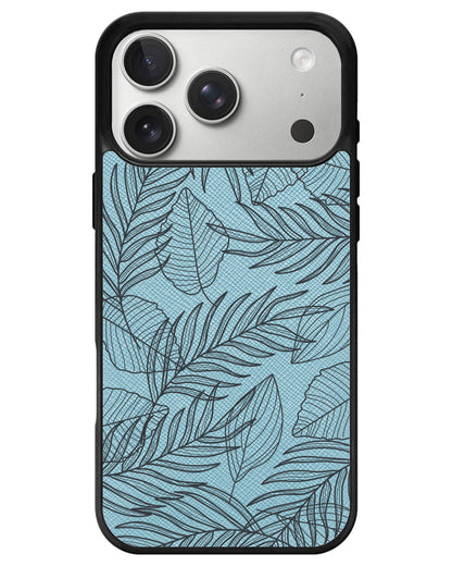 iPhone Leather Grip - Sketchy Tropical 2.0