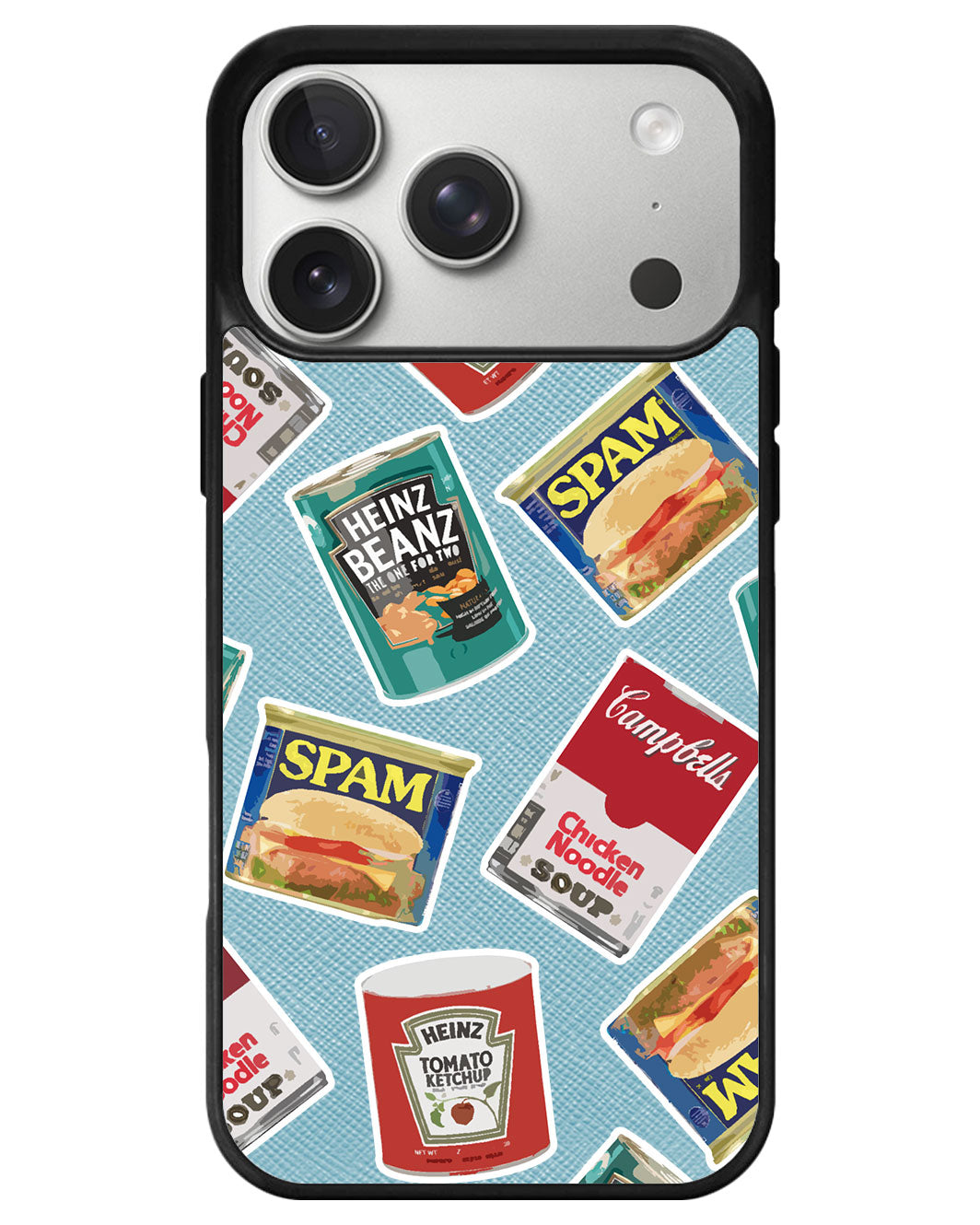 iPhone Leather Grip - Tinned Food