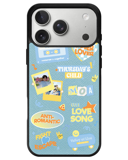 iPhone Leather Grip - TXT Sticker