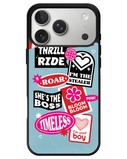 iPhone Leather Grip - The Boyz Song Sticker Pack