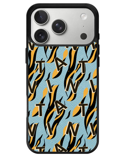 iPhone Leather Grip - Tiger Monogram 1.0