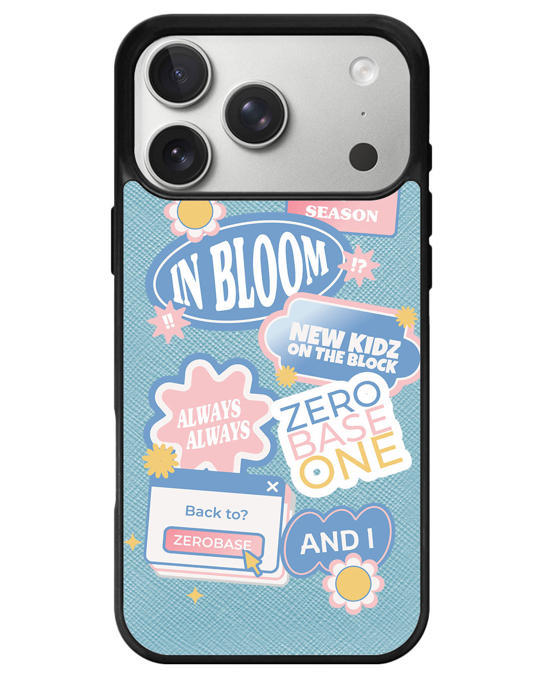 iPhone Leather Grip - Zerobaseone Song Sticker Pack
