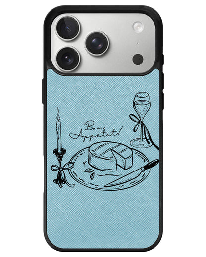 iPhone Leather Grip - Bon Appetit