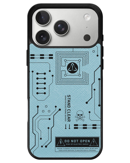 iPhone Leather Grip - Circuit Black