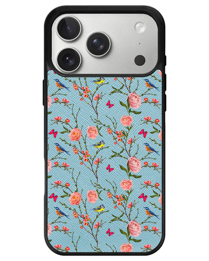 iPhone Leather Grip - Flora Gardenia