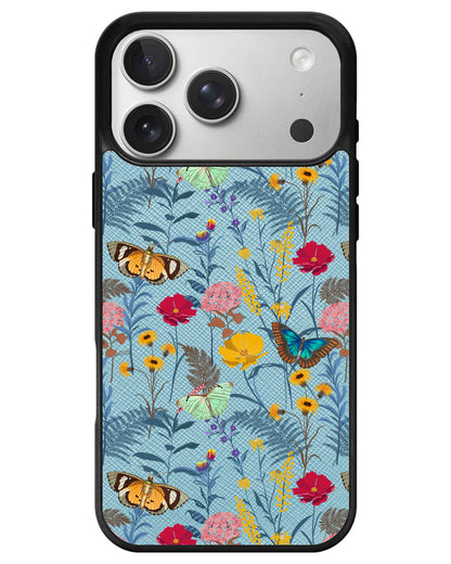 iPhone Leather Grip - Flora Magnolia