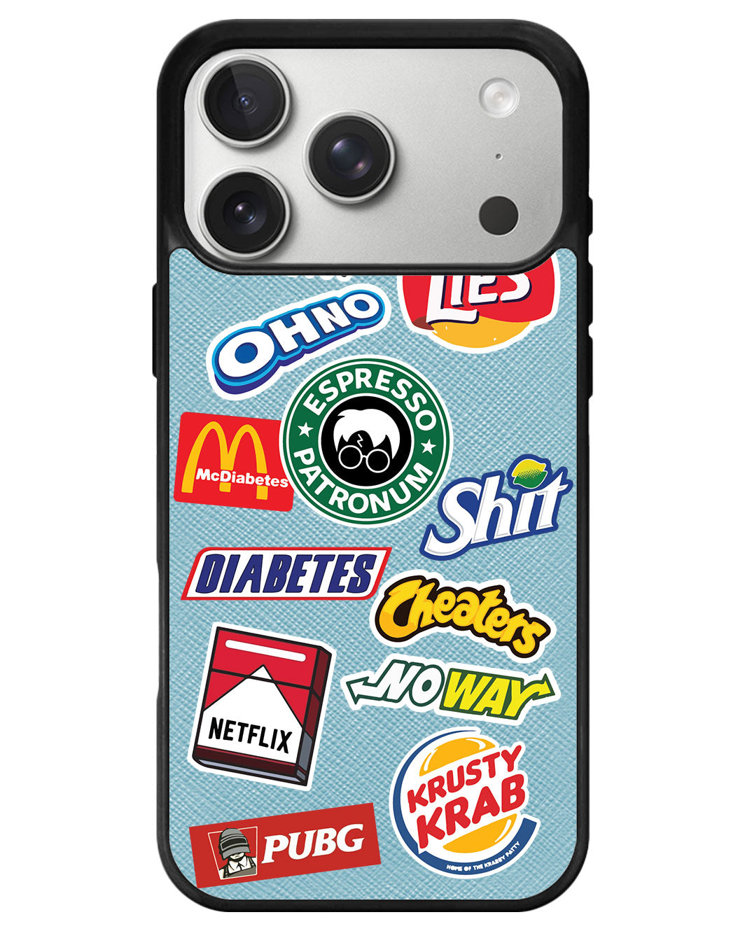 iPhone Leather Grip - Food Parody