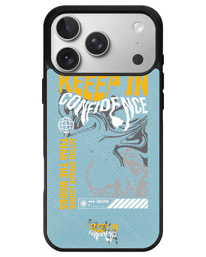 iPhone Leather Grip - Keep in Confidence