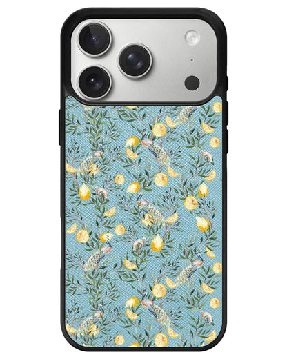 iPhone Leather Grip - Limone