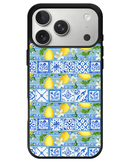 iPhone Leather Grip - Majolica Firenze