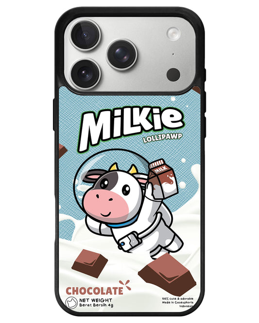 iPhone Leather Grip - Milkie