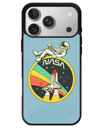 iPhone Leather Grip - Nasa