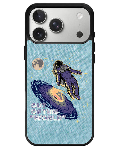 iPhone Leather Grip - Out Of This World