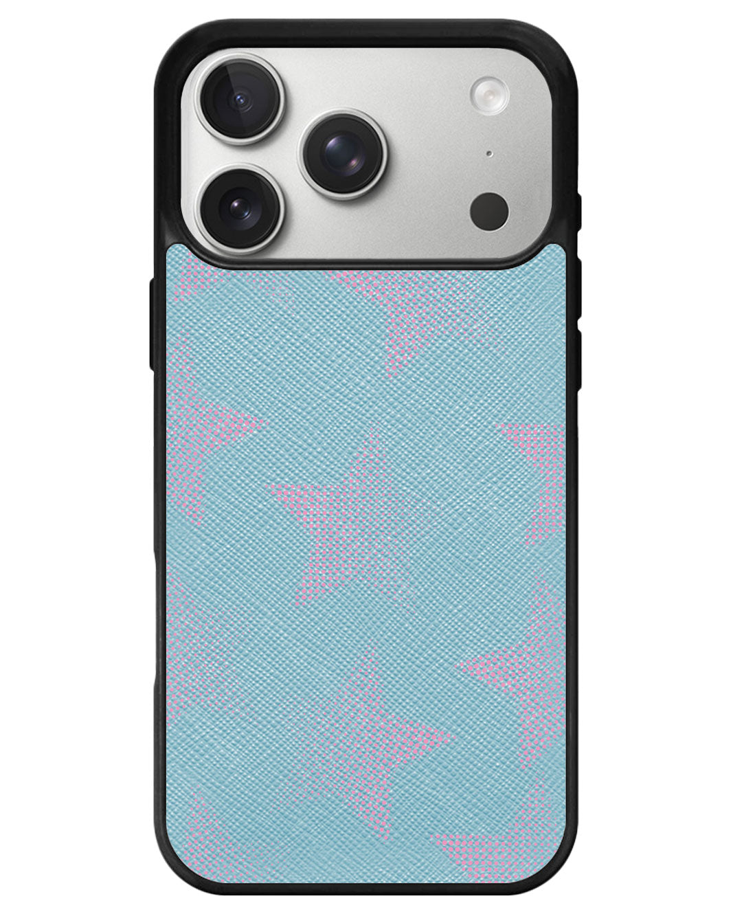 iPhone Leather Grip - Pink Star
