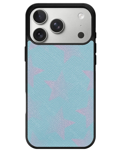 iPhone Leather Grip - Pink Star