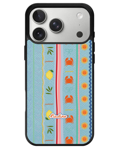 iPhone Leather Grip - Seaside Opulence 2.0