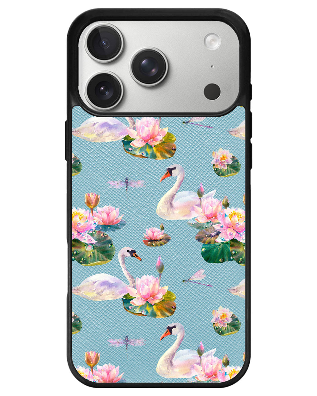 iPhone Leather Grip - Swan