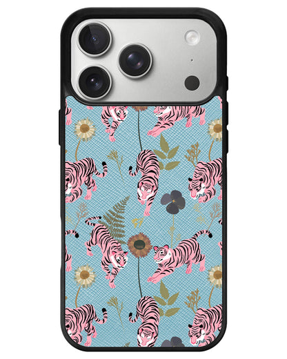 iPhone Leather Grip - Tigre Rosa