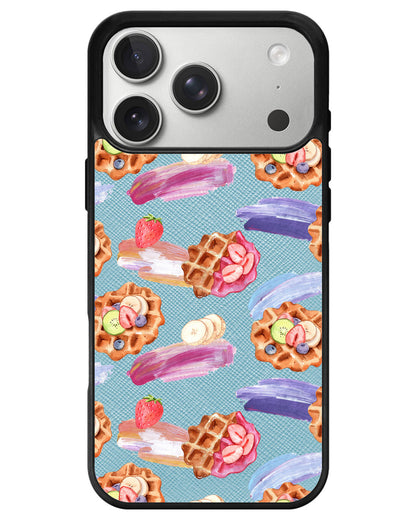 iPhone Leather Grip - Waffles