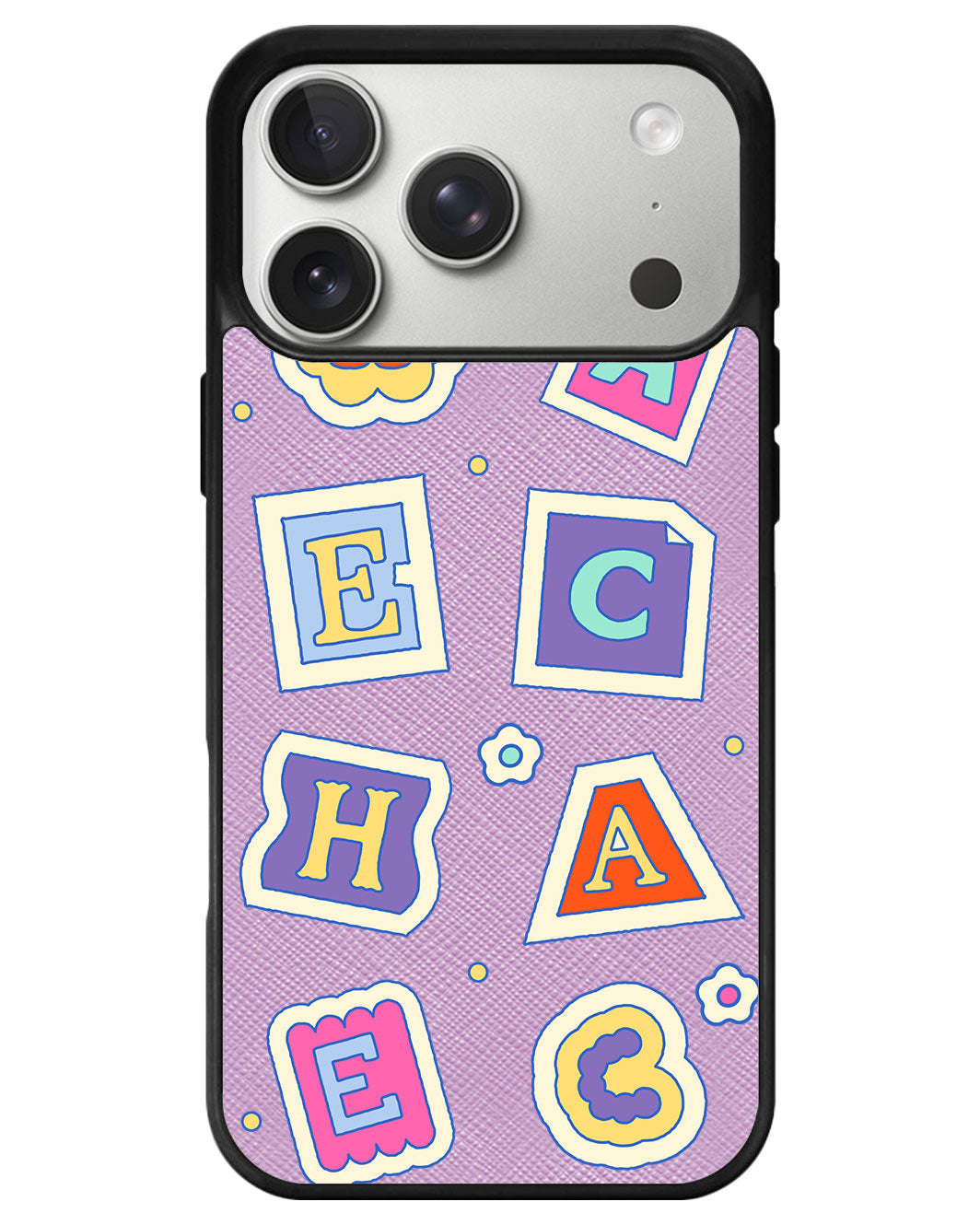 iPhone Leather Grip - Adorable Monogram 3.0