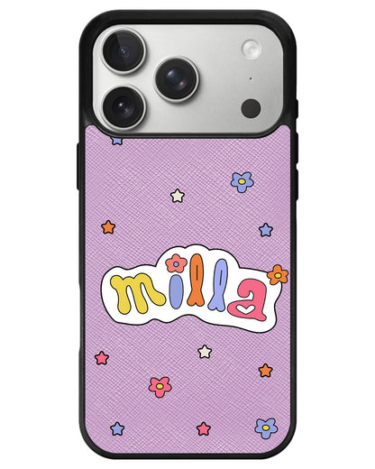 iPhone Leather Grip - Adorable Monogram 5.0