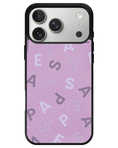 iPhone Leather Grip - Aespa Monogram