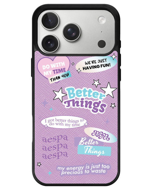 iPhone Leather Grip - Aespa Better Things