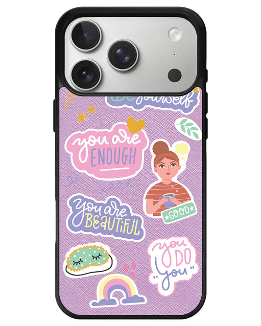 iPhone Leather Grip - Be Yourself