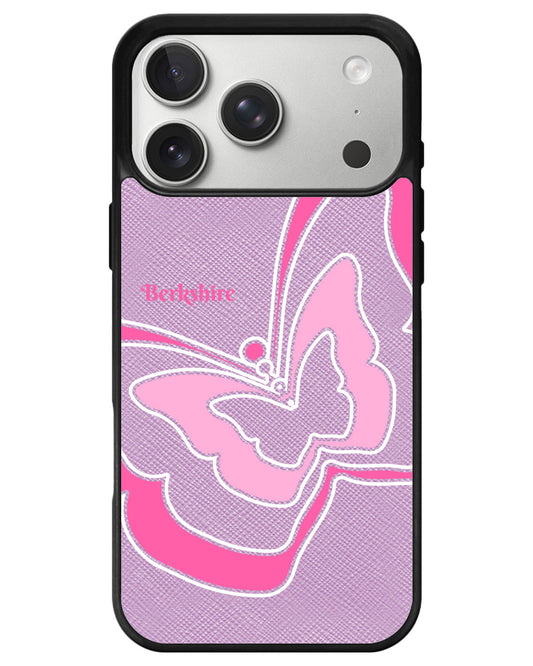 iPhone Leather Grip - Butterfly Pattern 1.0