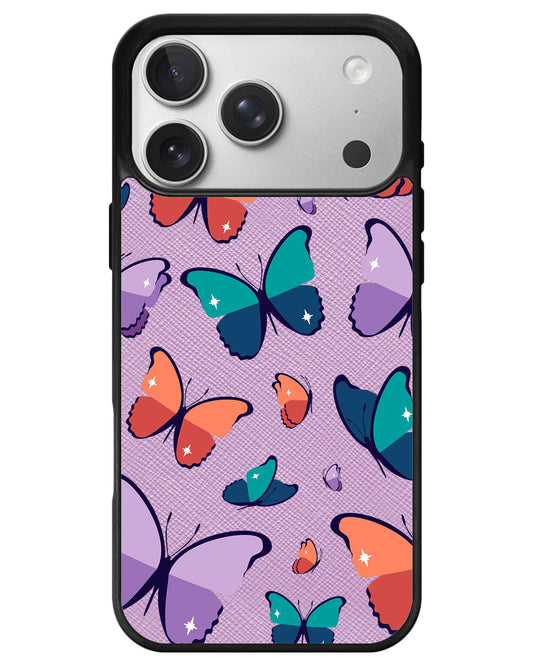 iPhone Leather Grip - Butterfly