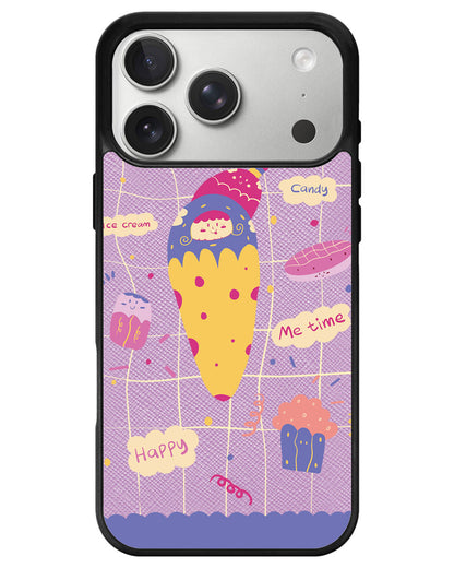 iPhone Leather Grip - Candy Doodle