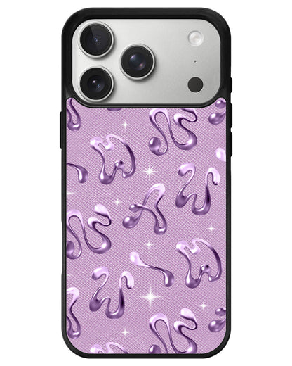 iPhone Leather Grip - Chrome Monogram 4.0