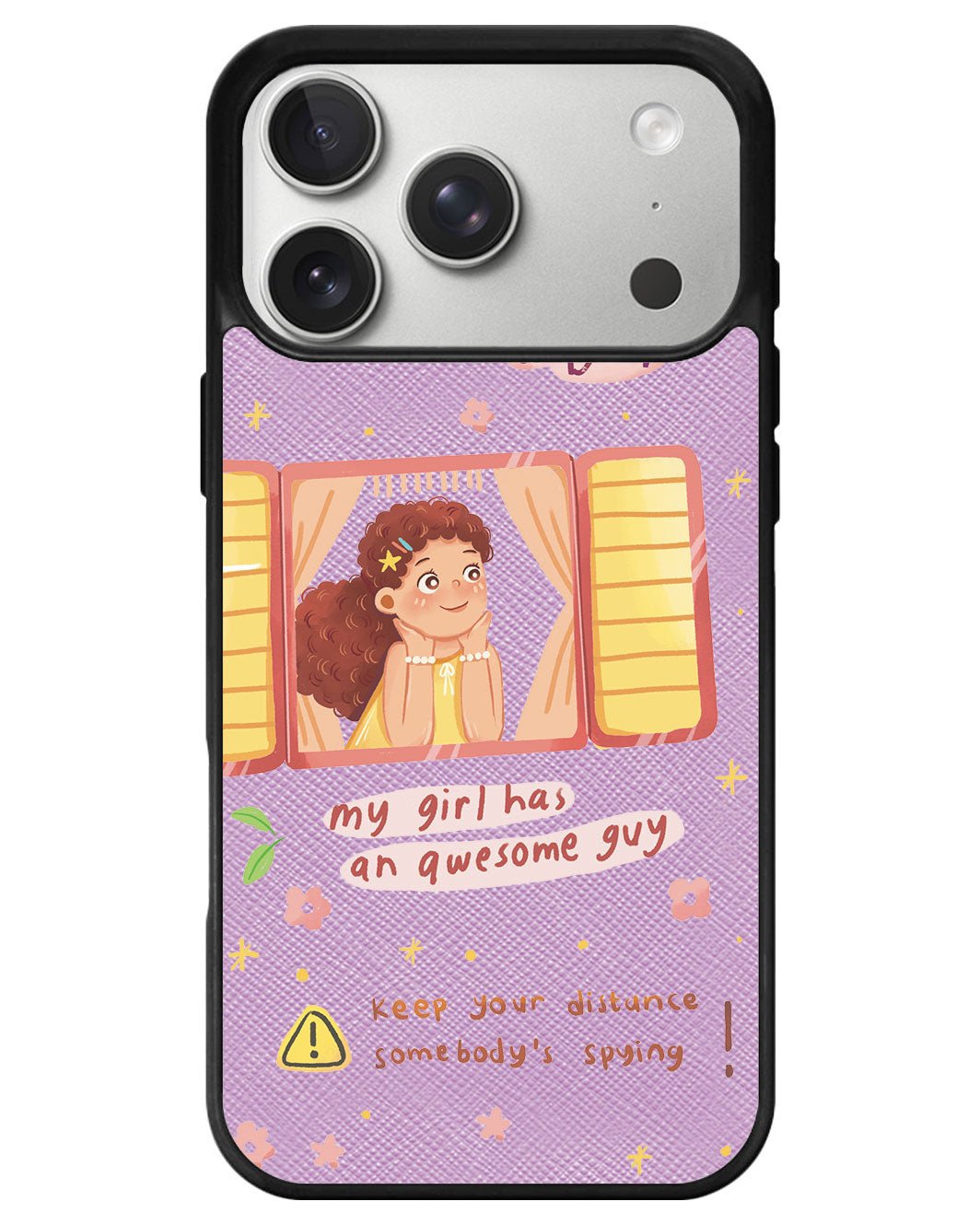 iPhone Leather Grip - Crush Girl (Couple Case)