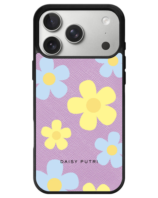 iPhone Leather Grip - Daisy Skies