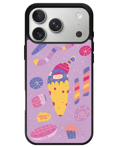 iPhone Leather Grip - Dessert Doodle