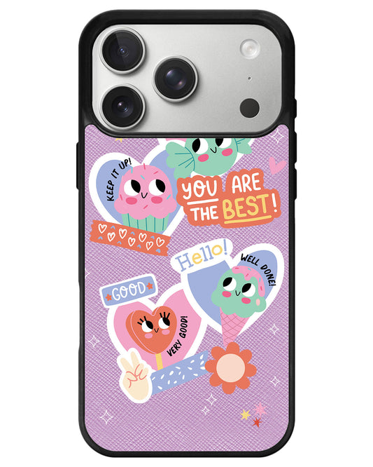 iPhone Leather Grip - Dessert Party