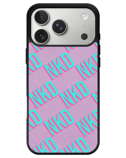 iPhone Leather Grip - Diagonal Initial Monogram 4.0
