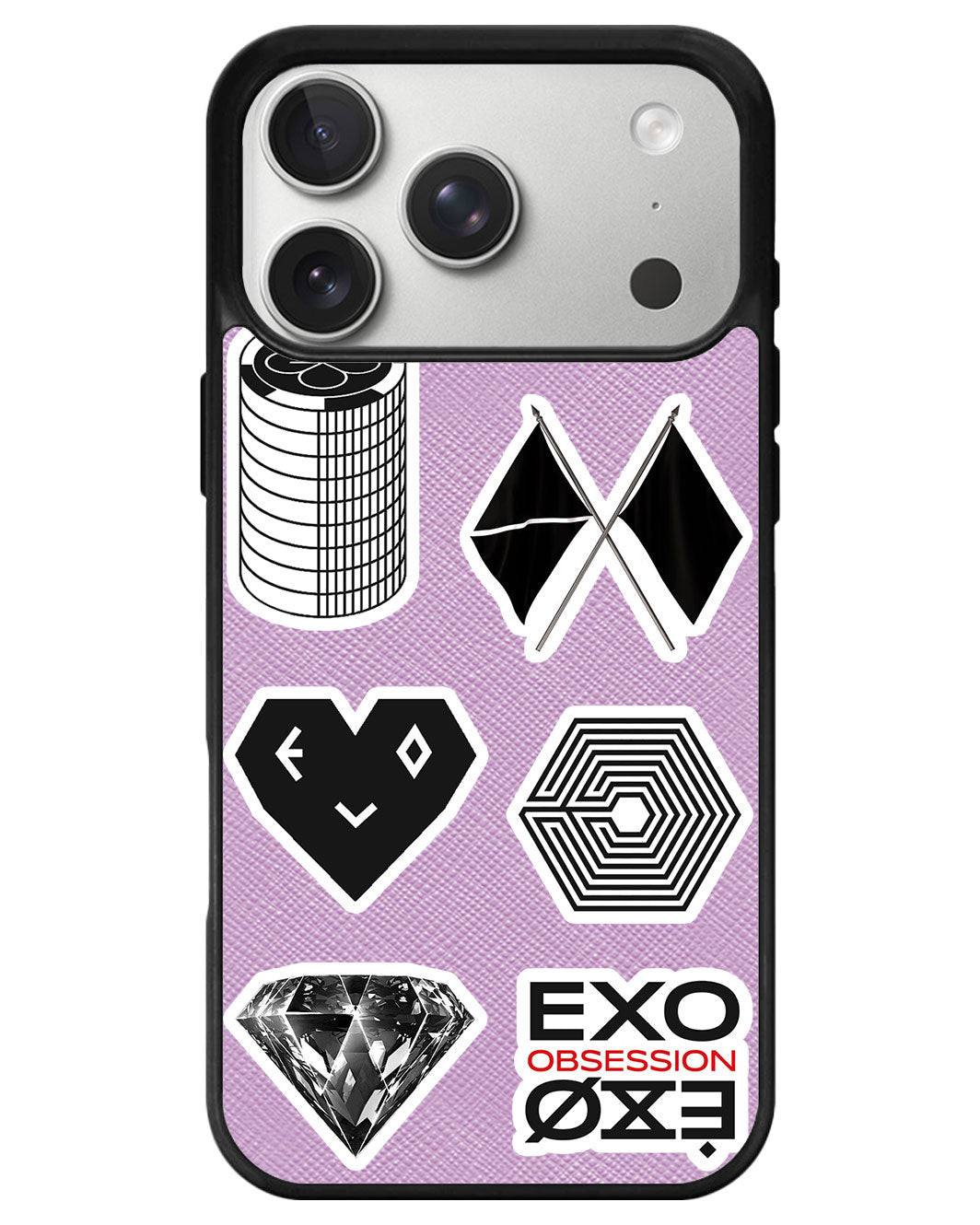 iPhone Leather Grip - EXO Sticker Pack