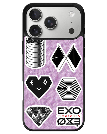 iPhone Leather Grip - EXO Sticker Pack